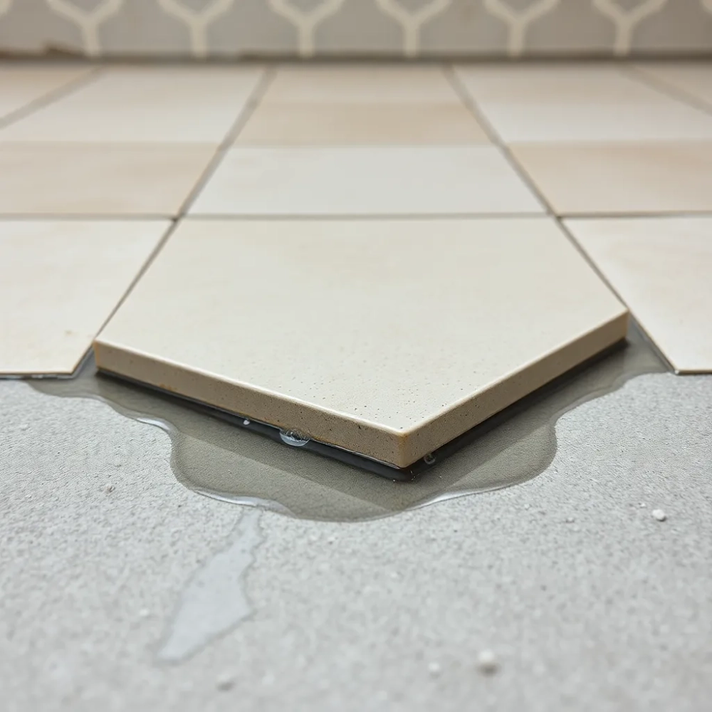 Czy można kłaść płytki na mokra powierzchnię