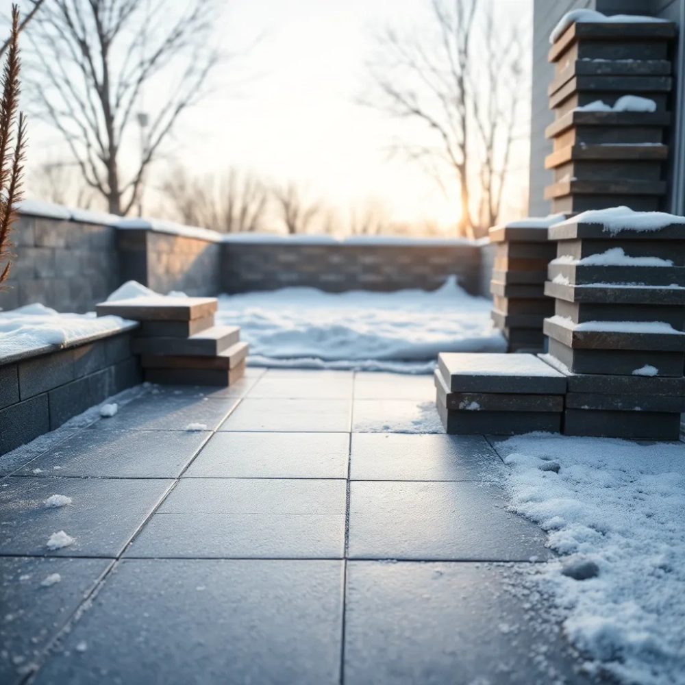 Czy można kłaść płytki na mrozie