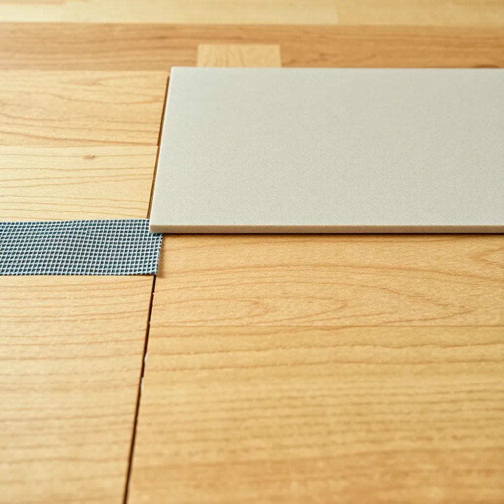 Jak przykleić płytki do drewna