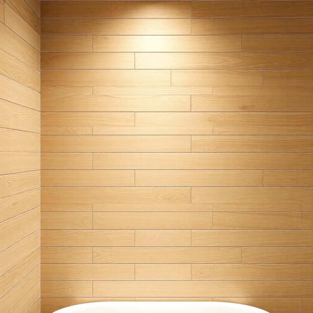Płytki drewnopodobne na ścianę do łazienki