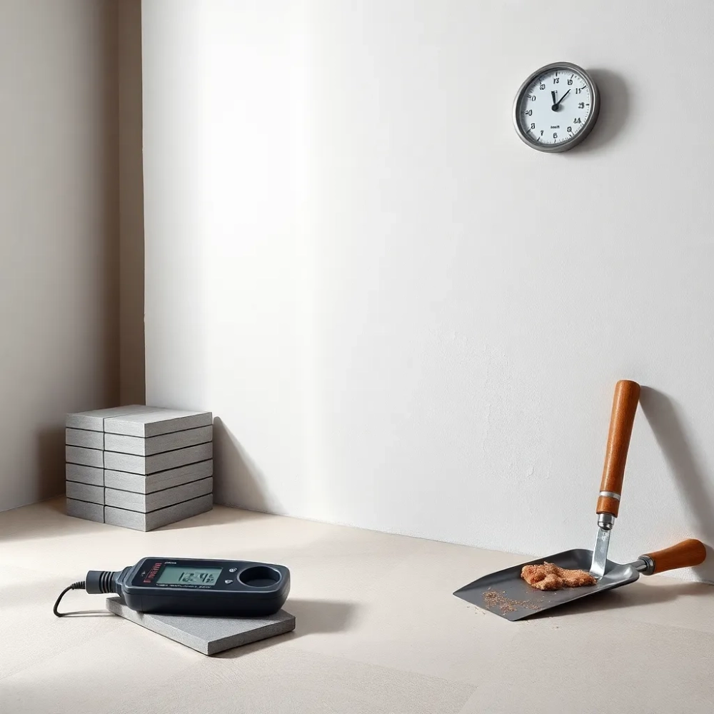 Po jakim czasie można kłaść płytki na tynk