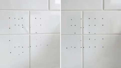 Naklejki na dziury w płytkach