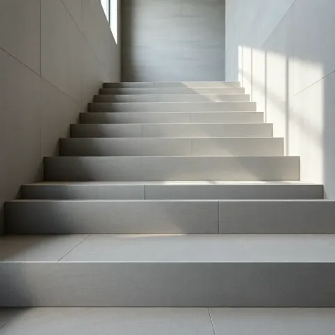 Nowoczesne płytki na schody wewnętrzne