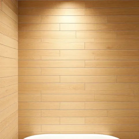 Płytki drewnopodobne na ścianę do łazienki