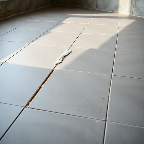 Płytki na płytę OSB w łazience