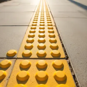 Płytki ostrzegawcze dla niewidomych